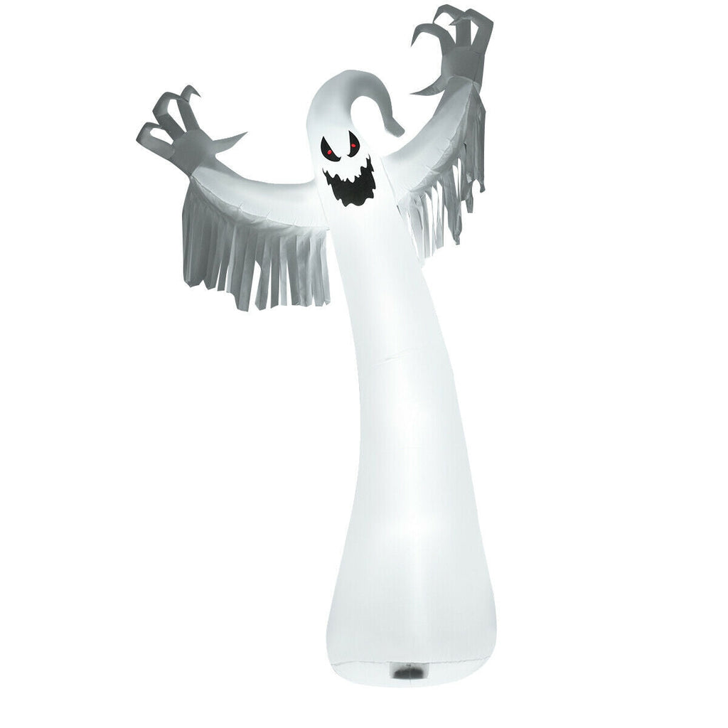 Feet Halloween Inflatable Spooky Ghost with Blower and LED Lights