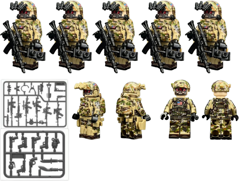 Navy Seal 5 Man Desert Team - Mil-Blox