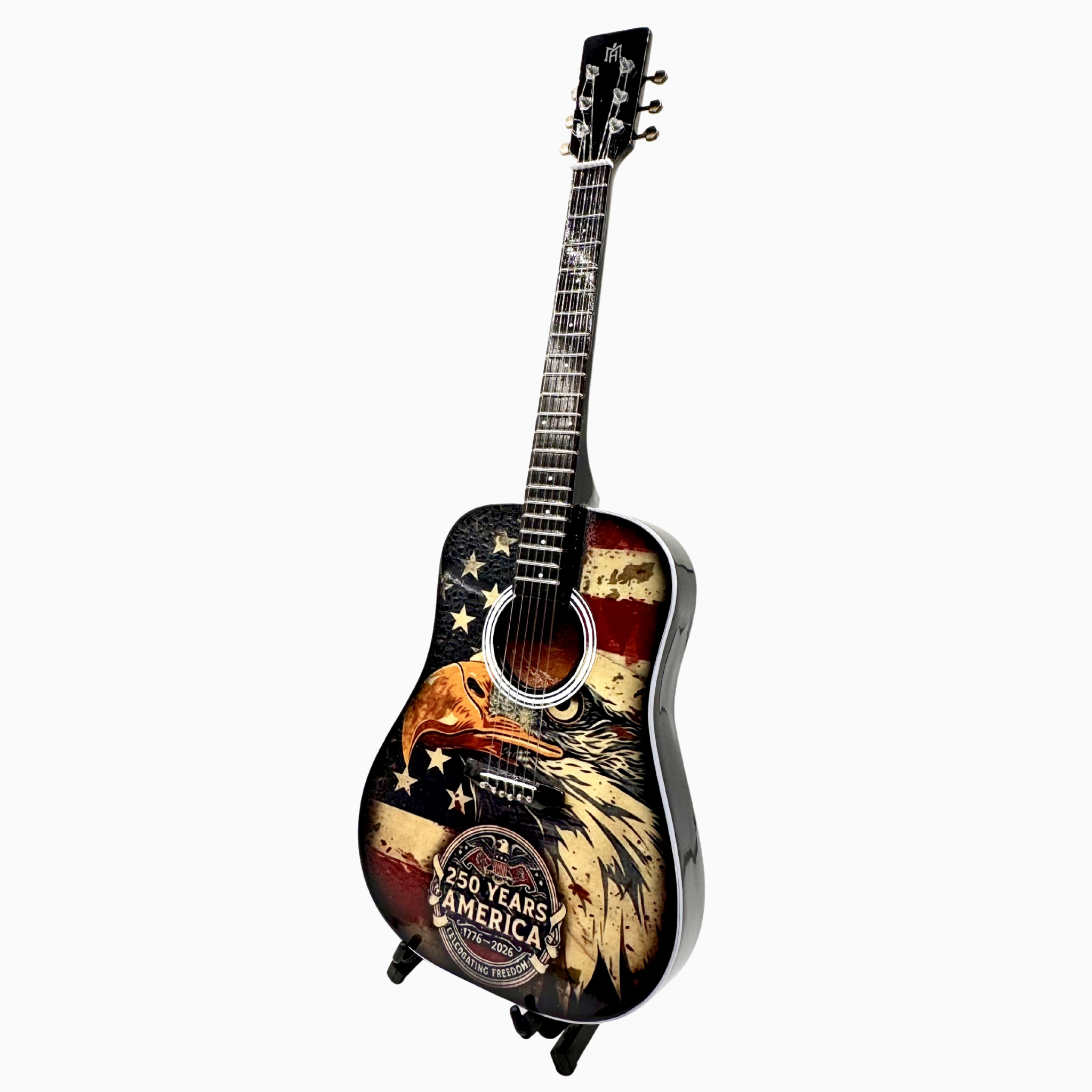 America 250 Miniature Guitar