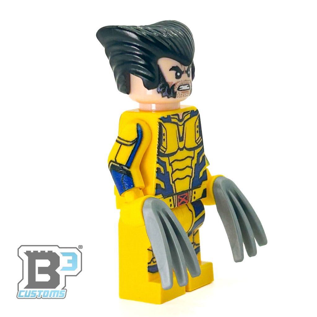 Wolverine Custom Minifigure – Marvel X-Men LEGO Minifig by B3 Customs