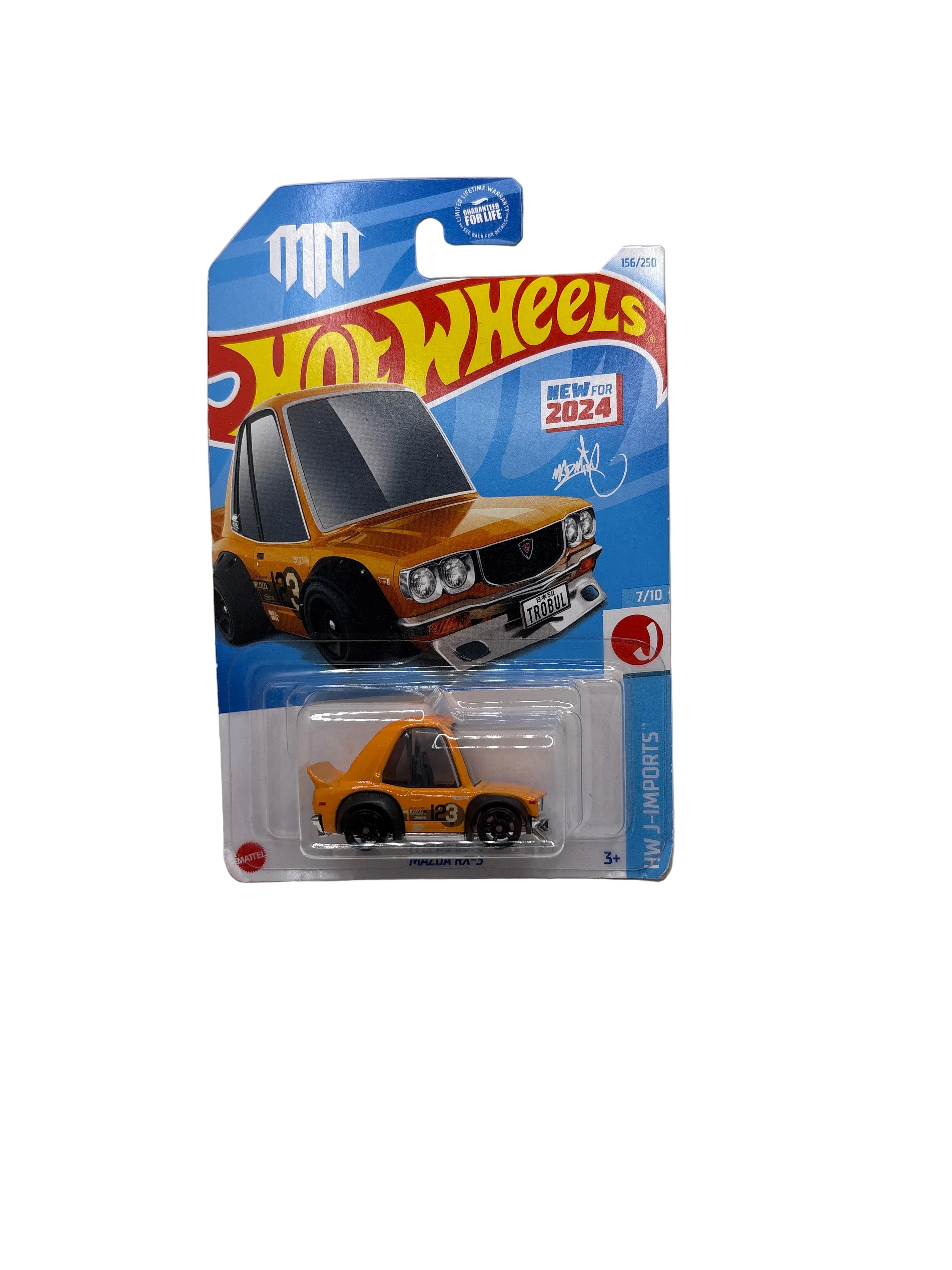 Hot Wheels Mazda RX-3 Diecast orange