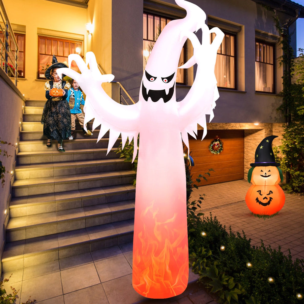 Feet Halloween Inflatable Decoration with Built-in LED Lights