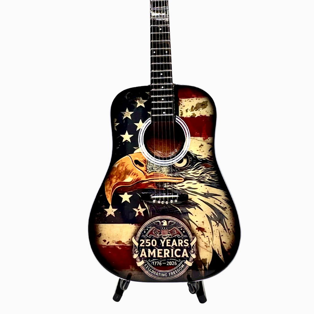 America 250 Miniature Guitar