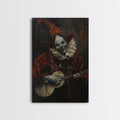Creepy Clown Playing Guitar, 