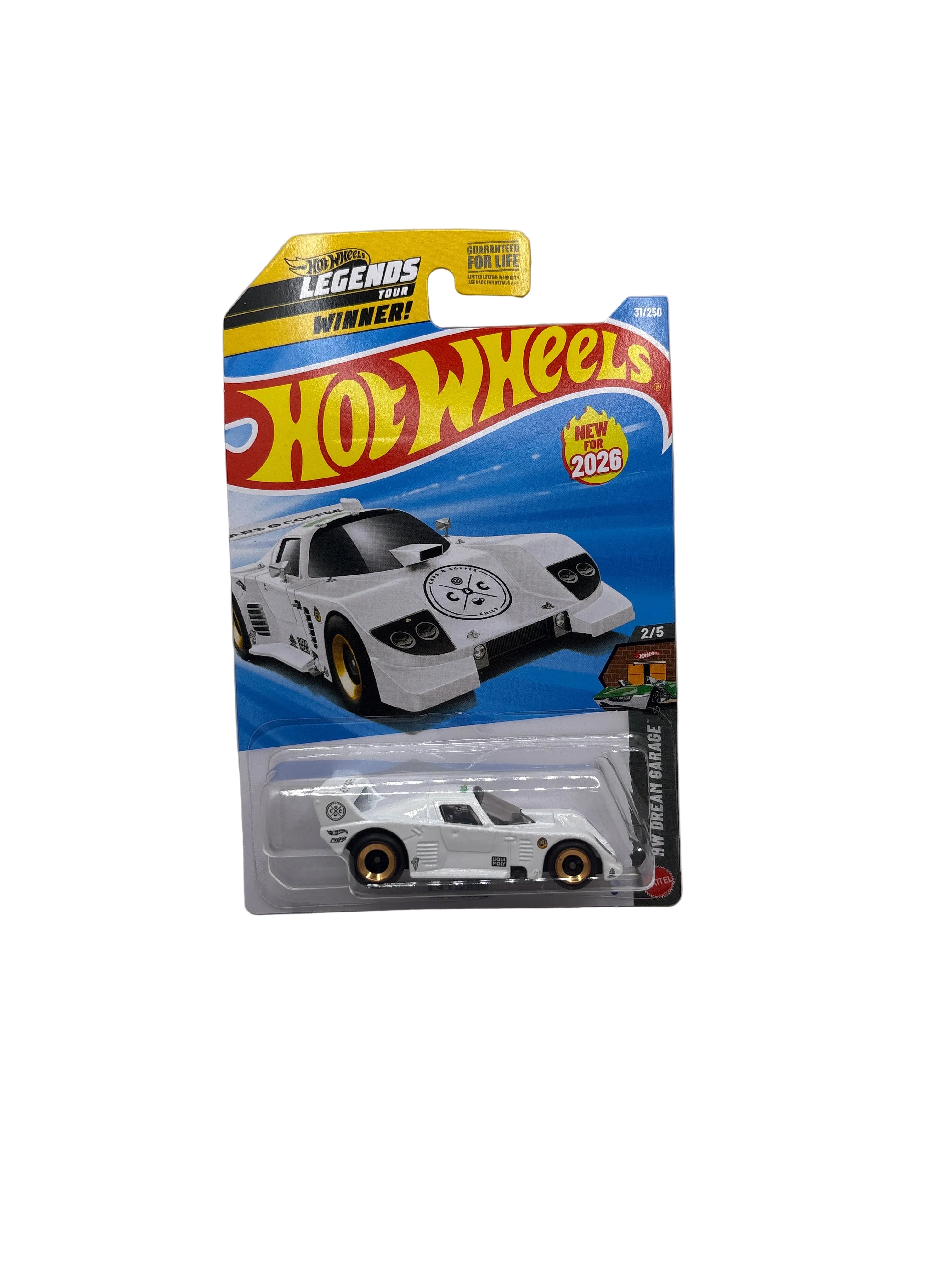 Hot Wheels La Liebre Diecast white