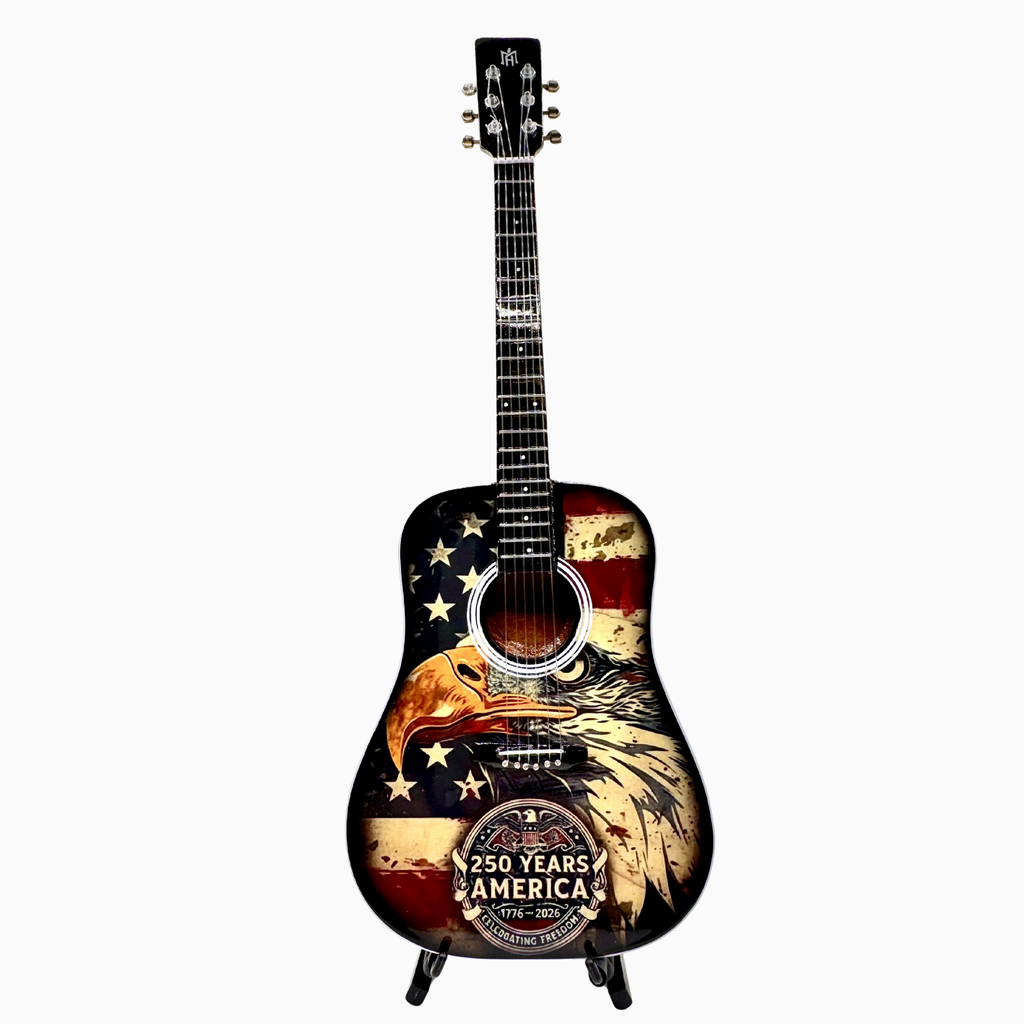 America 250 Miniature Guitar