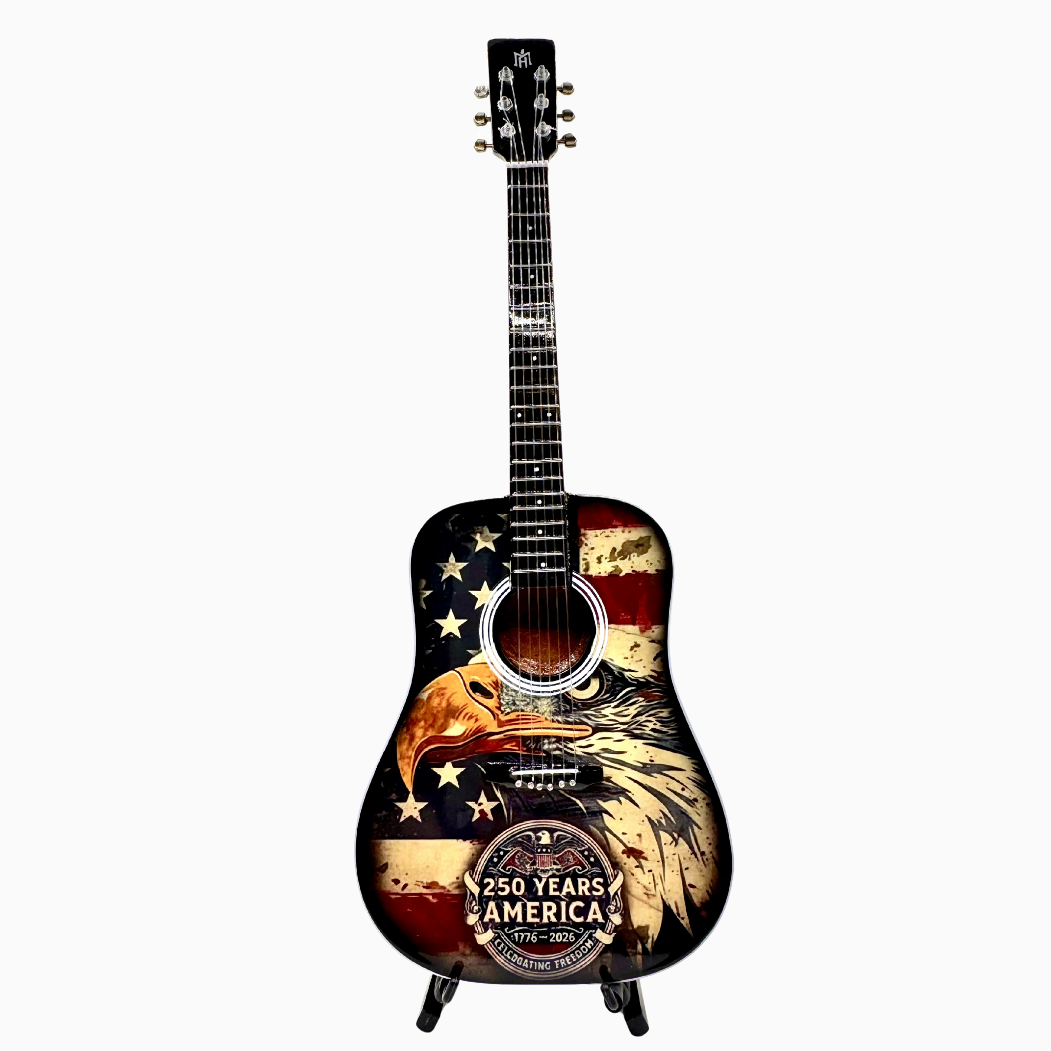 America 250 Miniature Guitar