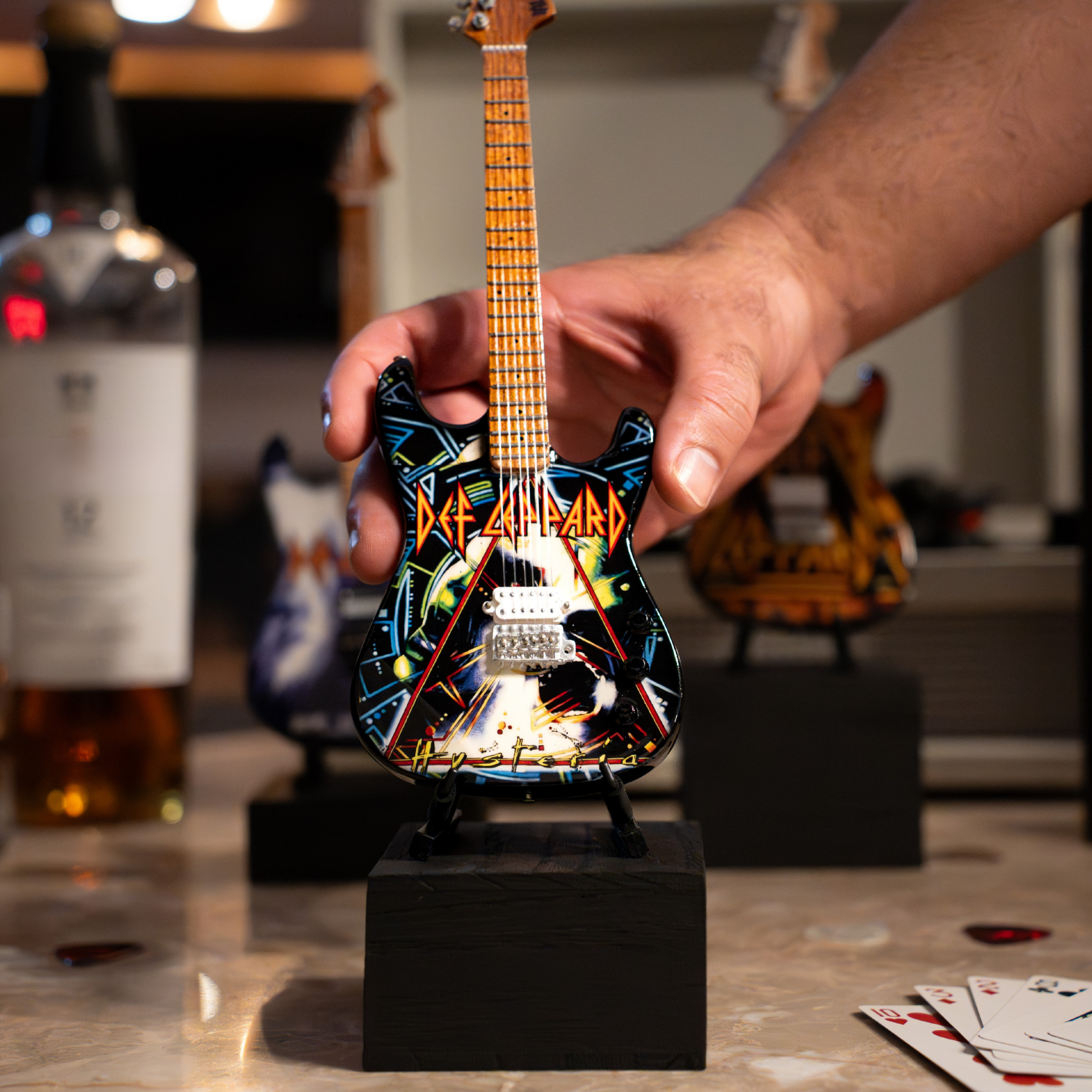 Def Leppard’s “Hysteria” Miniature Guitar