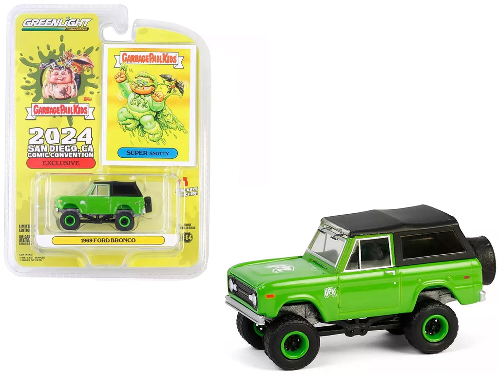 1969 Ford Bronco Super Snotty Diecast 1/64 – Garbage Pail Kids SDCC 2024 Exclusive