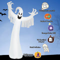Feet Halloween Inflatable Spooky Ghost with Blower and LED Lights