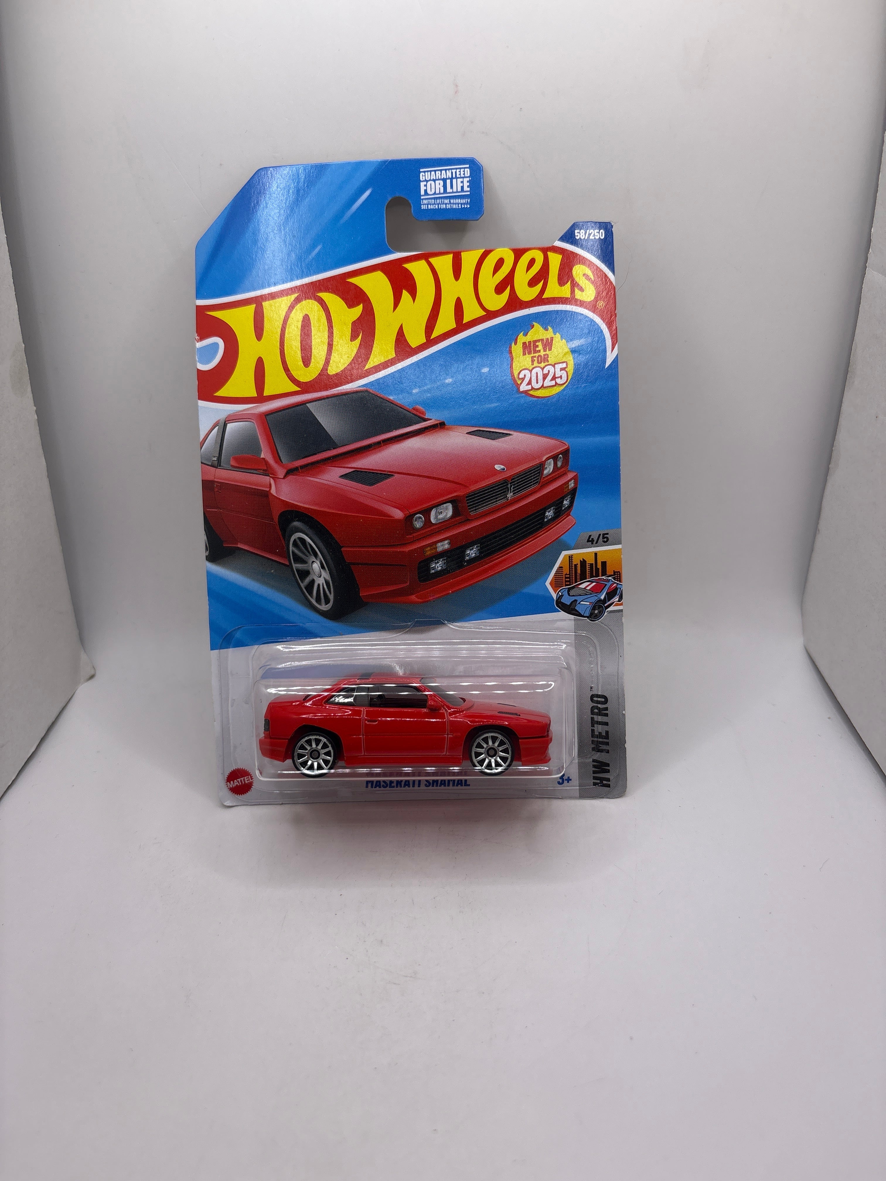 Hot Wheels Maserati Shamal Diecast red