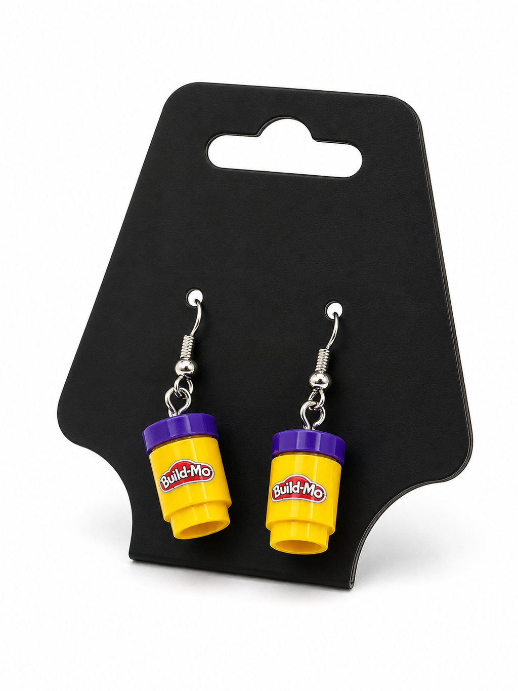 Build Moh Earrings – LEGO Modeling Dough Jewelry by B3 Customs (3 Colors)
