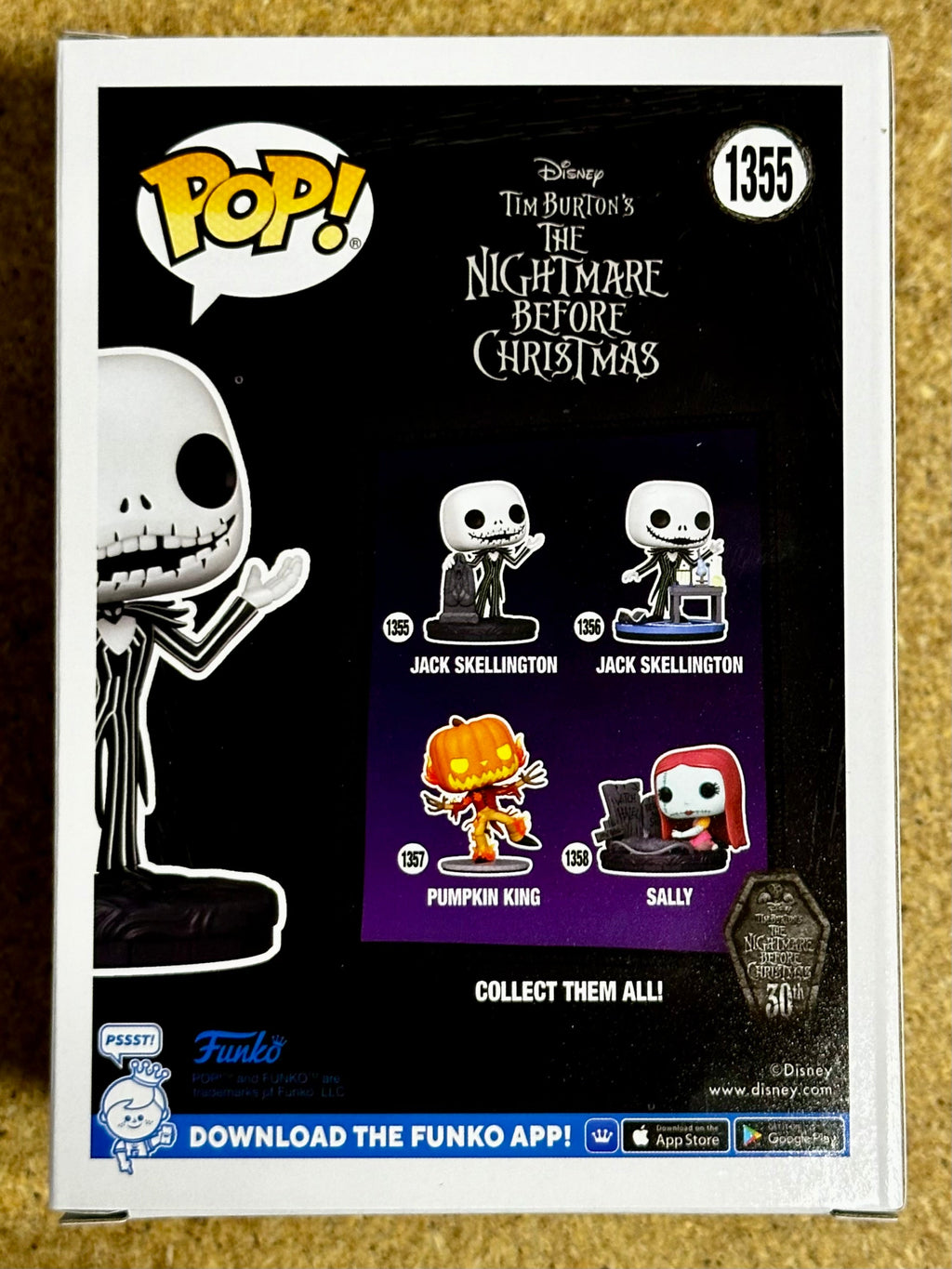 Funko Pop! Disney Jack Skellington with Tombstone #1355 – Nightmare Before Christmas