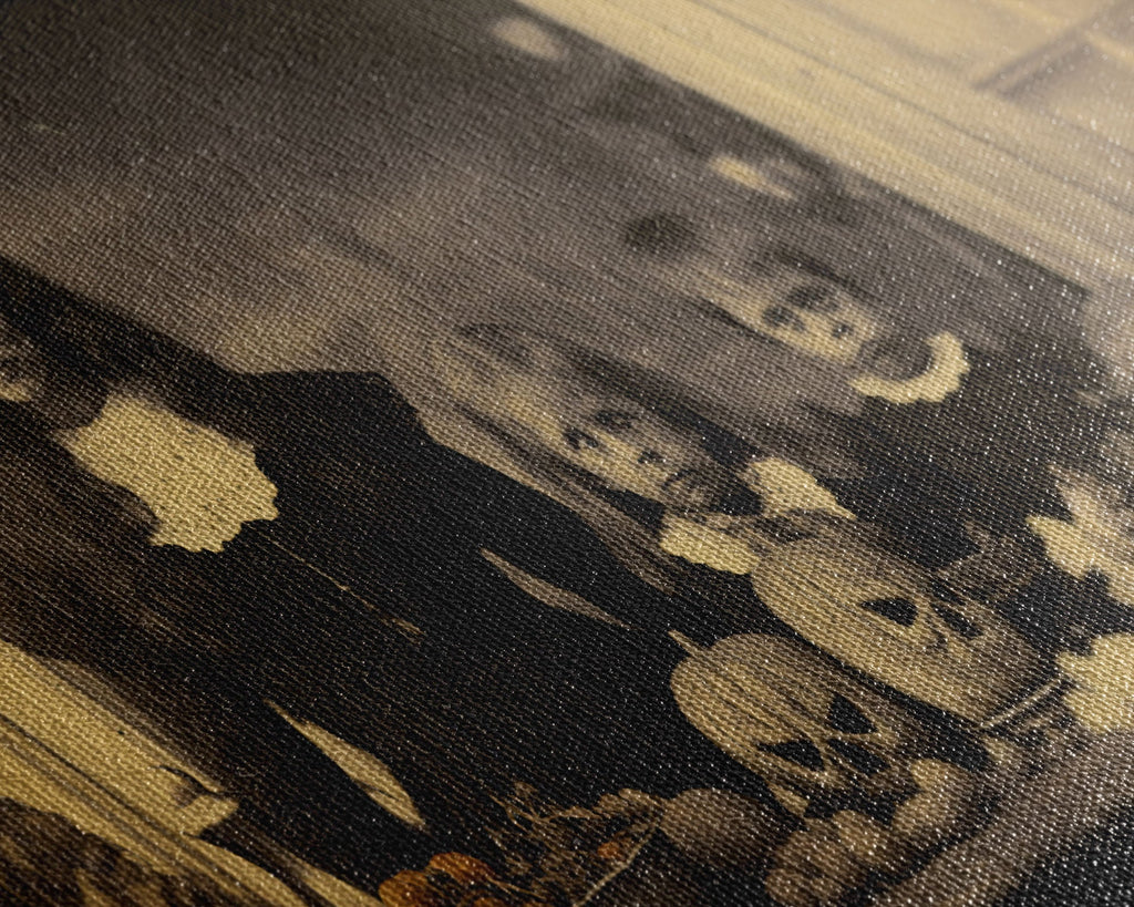 Gothic Victorian Haunted Art – Spooky Halloween Canvas Print by NuevArt