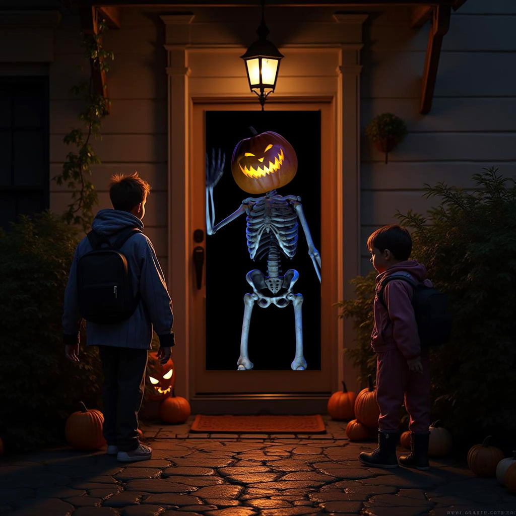 AtmosFX Halloween Digital Decoration USB - Bone Chillers 2 + 48" x 72" Projection Screen