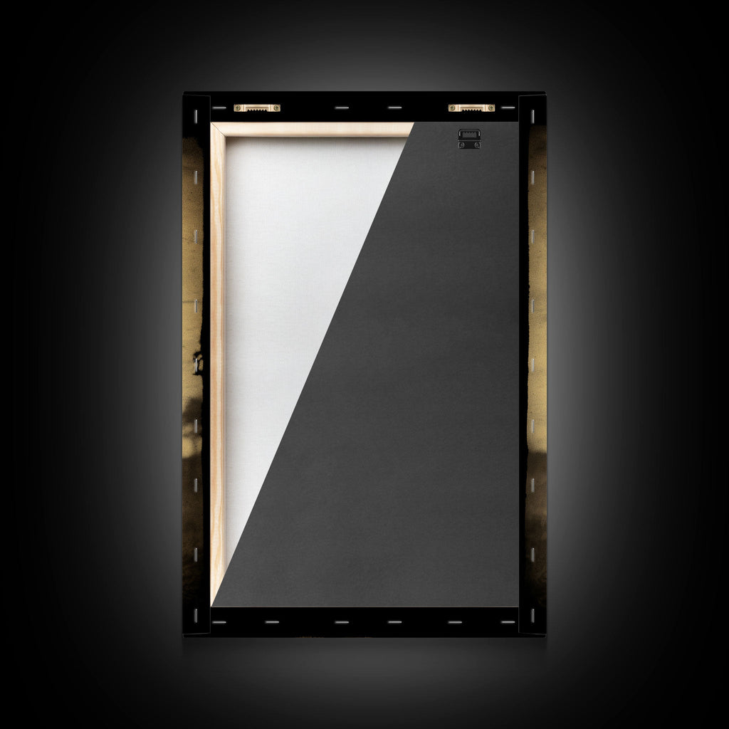 Creepy Halloween Canvas Print – Spooky Horror Wall Art by NuevArt