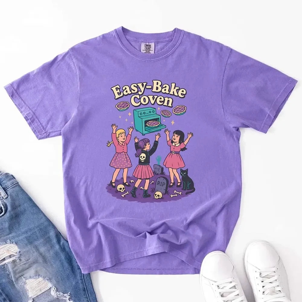 Easy Bake Coven Comfort Colors Shirt – Vintage 90s Horror Halloween Tee