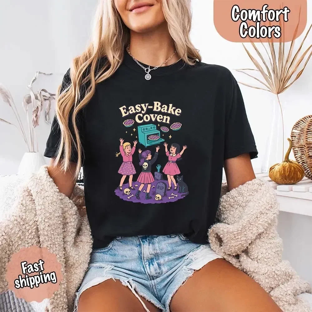 Easy Bake Coven Comfort Colors Shirt – Vintage 90s Horror Halloween Tee
