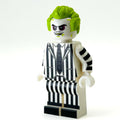 Beetlejuice Custom Minifigure – LEGO Minifig by B3 Customs (with Hair)