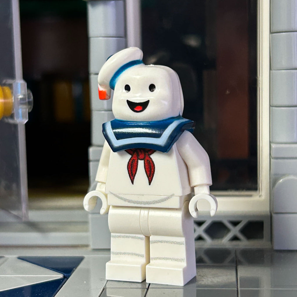 Marshmallow Man Custom Minifigure – Ghostbusters Stay Puft LEGO Minifig by B3 Customs