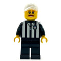 Football Referee Custom Minifigure – LEGO Minifig by B3 Customs (2 Skin Tones)