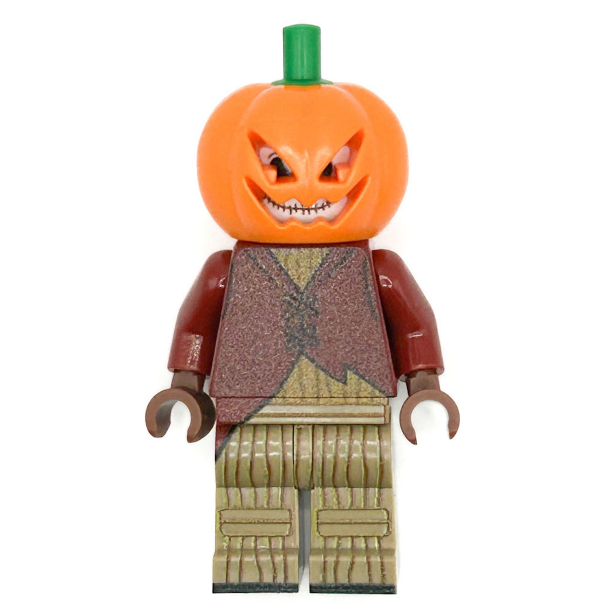 Jack Skellington Pumpkin King Custom Minifigure – Nightmare Before Christmas LEGO Minifig by B3 Customs