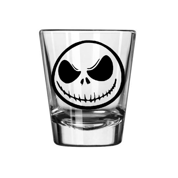 Jack Skellington Nightmare Before Christmas Shot Glass – Metaphysical Barware