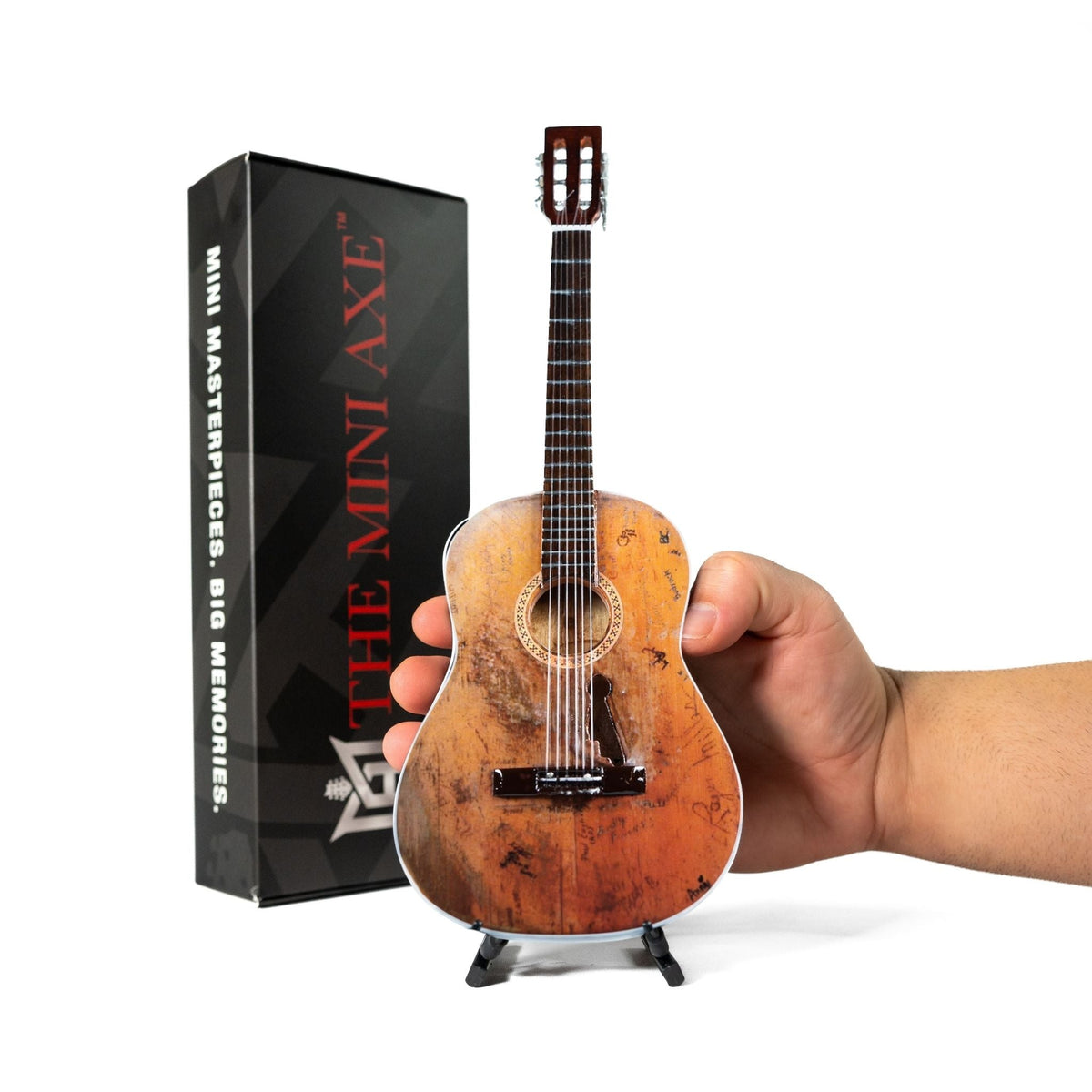 Willie Nelson "Trigger" Miniature Acoustic Guitar – Officially Licensed 10" (The Mini Axe)