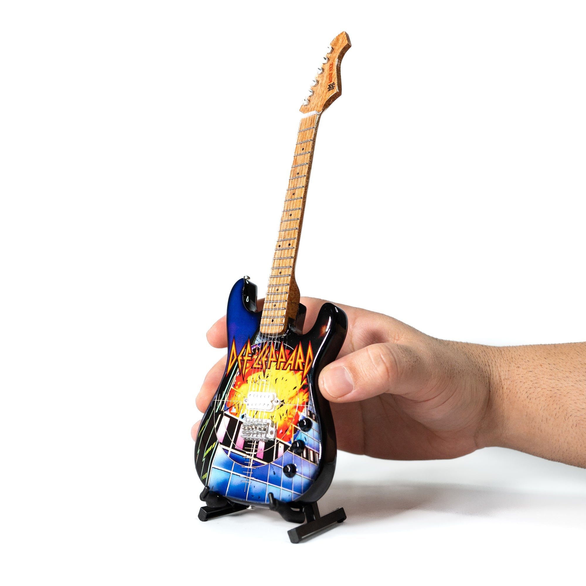 Def Leppard’s “Pyromania” Miniature Guitar