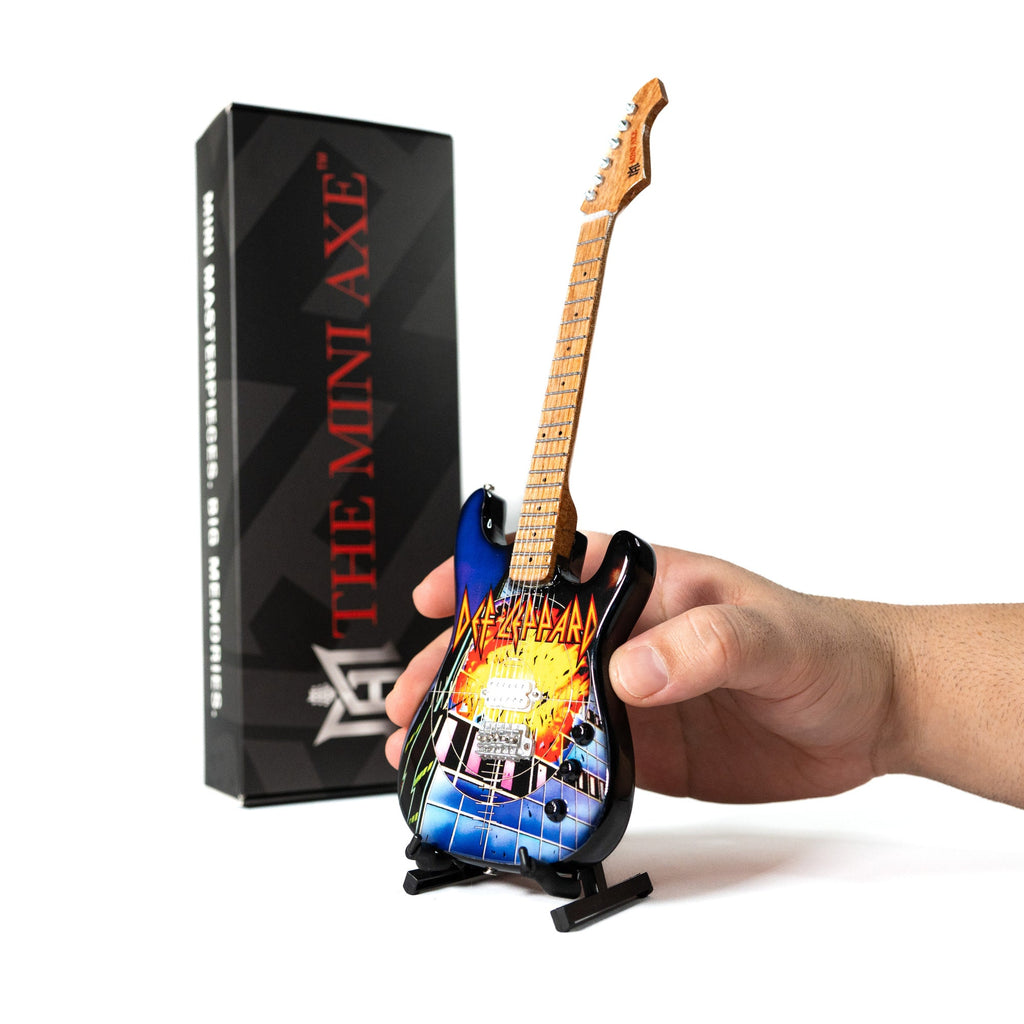 Def Leppard’s “Pyromania” Miniature Guitar