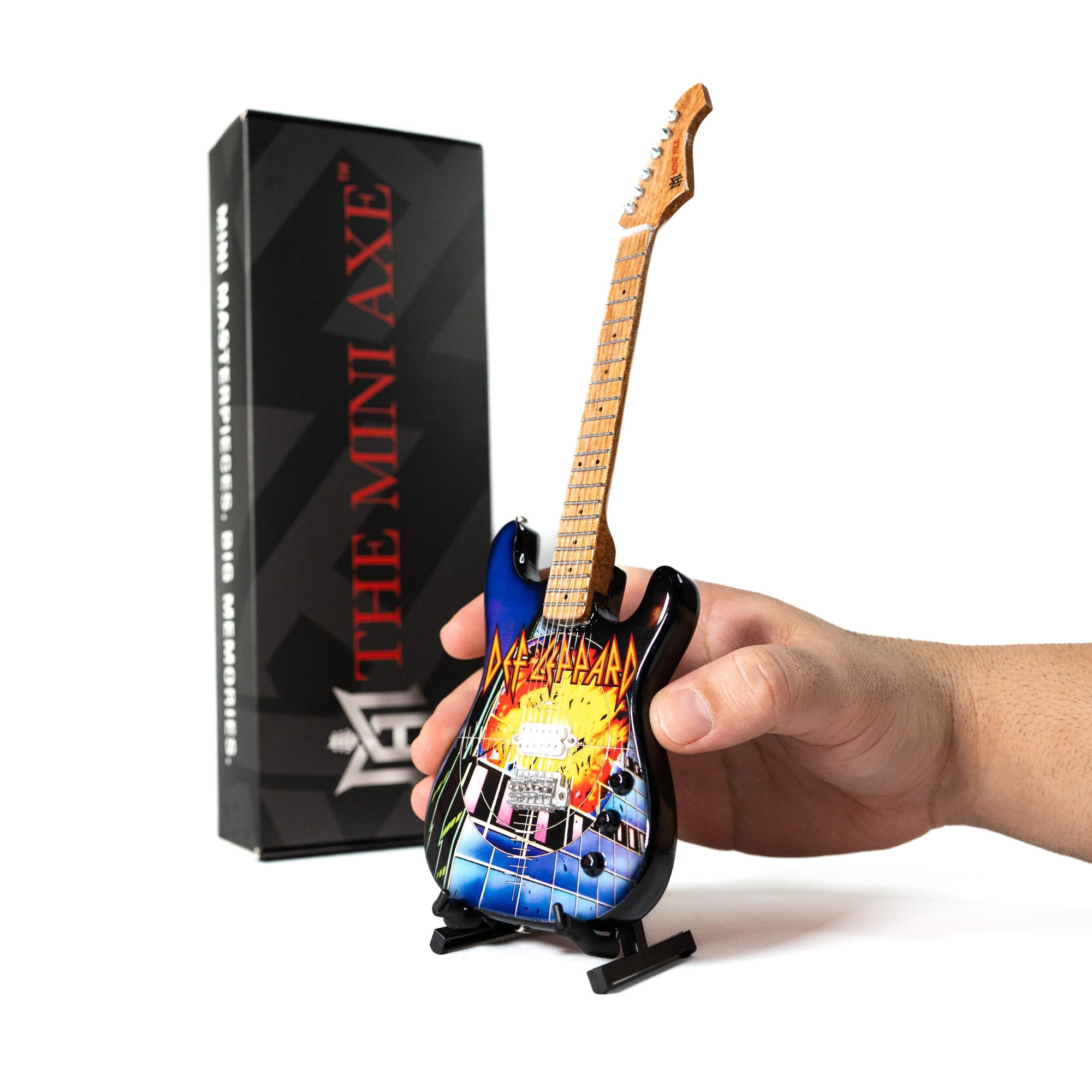 Def Leppard’s “Pyromania” Miniature Guitar