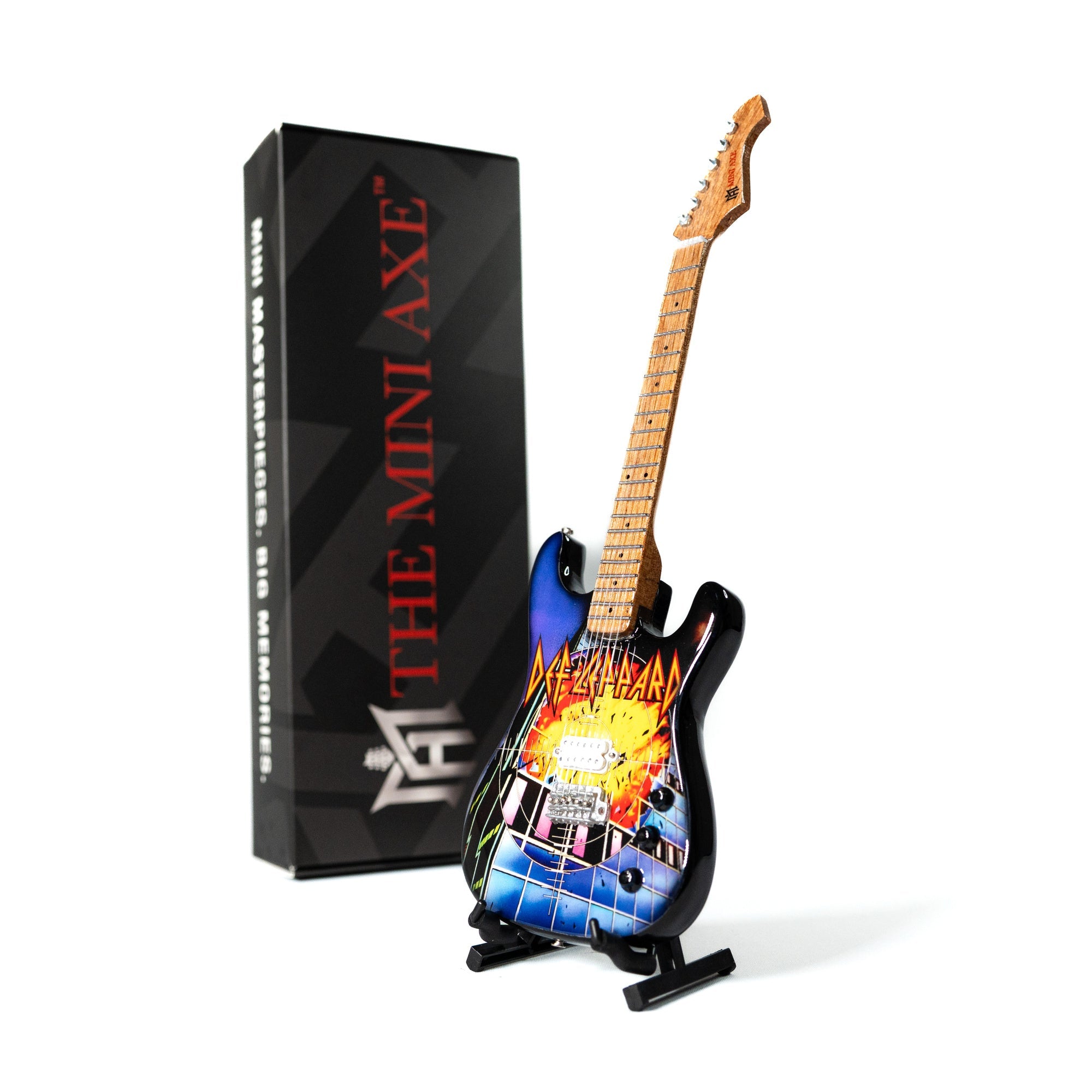 Def Leppard’s “Pyromania” Miniature Guitar