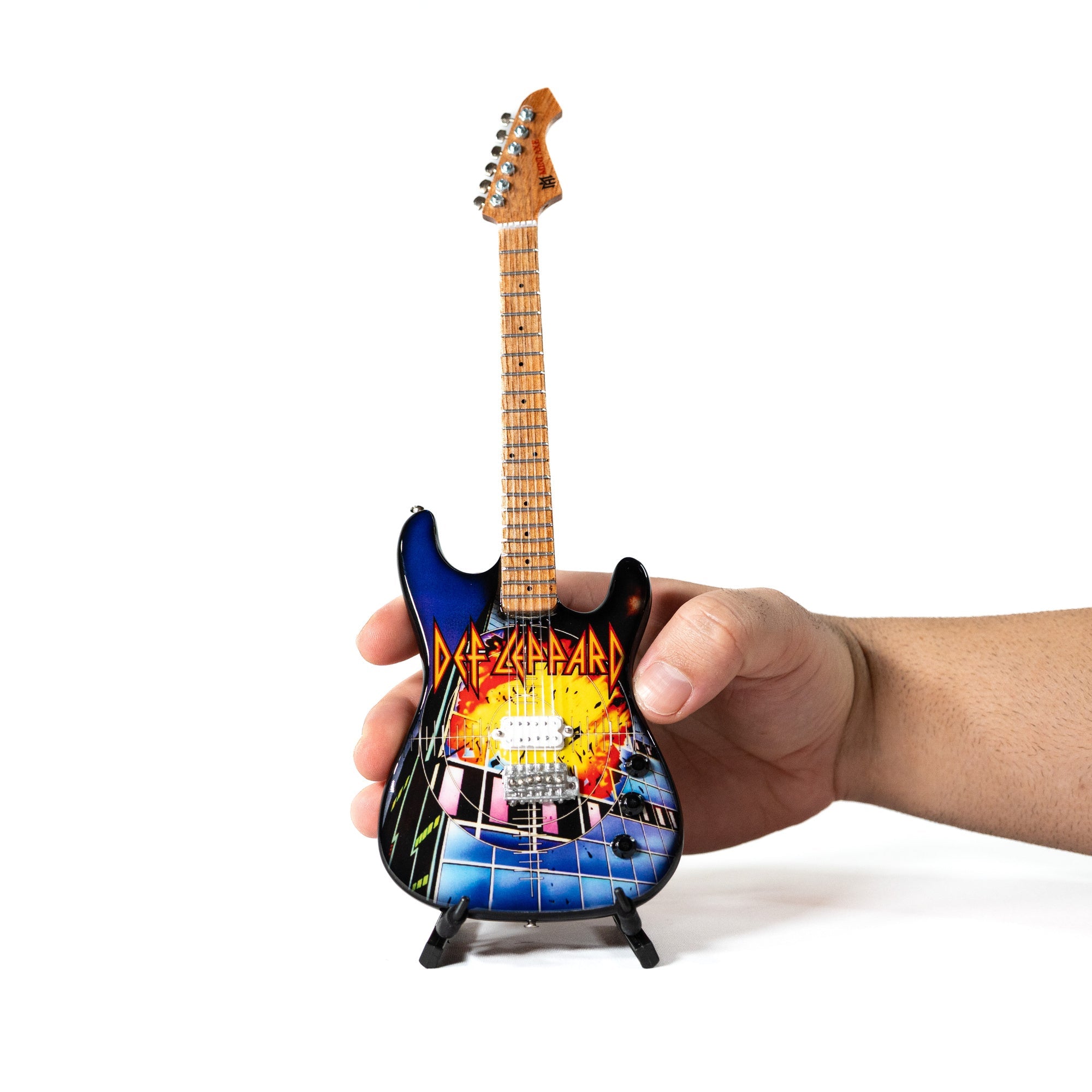 Def Leppard’s “Pyromania” Miniature Guitar