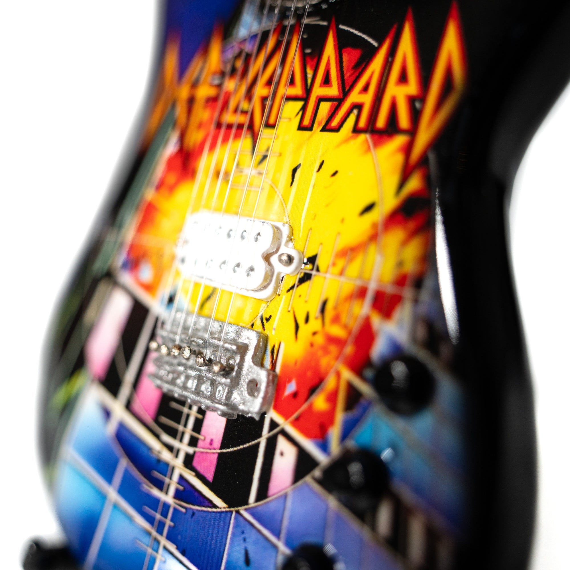 Def Leppard’s “Pyromania” Miniature Guitar