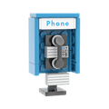 Phone Booth Custom Building Set – Retro Pay Phone LEGO Kit by StudBee