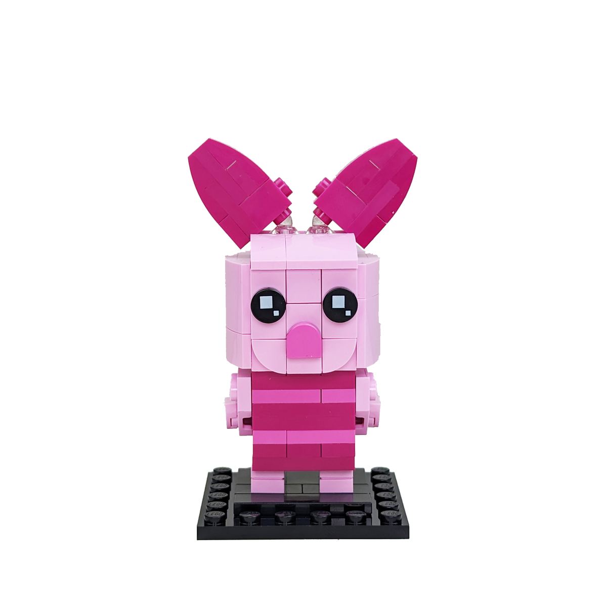 Piglet Brick Building Set – Winnie the Pooh Custom LEGO Kit by StudBee (103 Pieces)