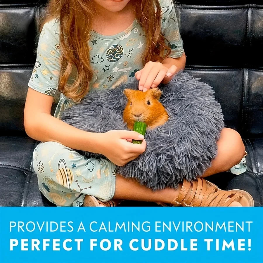 Self-Warming Plush Pet Bed for Small Dogs & Cats – Ultra-Soft