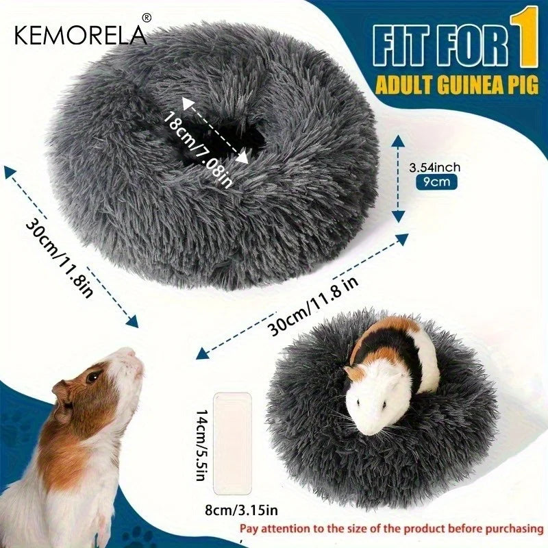 Self-Warming Plush Pet Bed for Small Dogs & Cats – Ultra-Soft