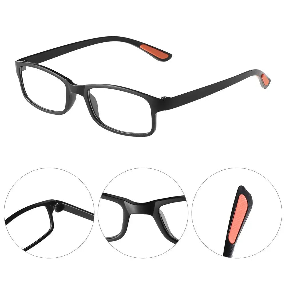 Unisex Reading Glasses Female Male Ultra-light Magnifying Diopter Elder Flexible Eyeglass Vision Care Eyewear +1.5 2.0 3.0 4.0