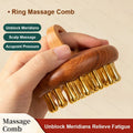 Anti Cellulite Meridian Brush Copper Head Massage Comb for Body and Scalp Point Massager Acupressure Lymphatic dredging Gua Sha