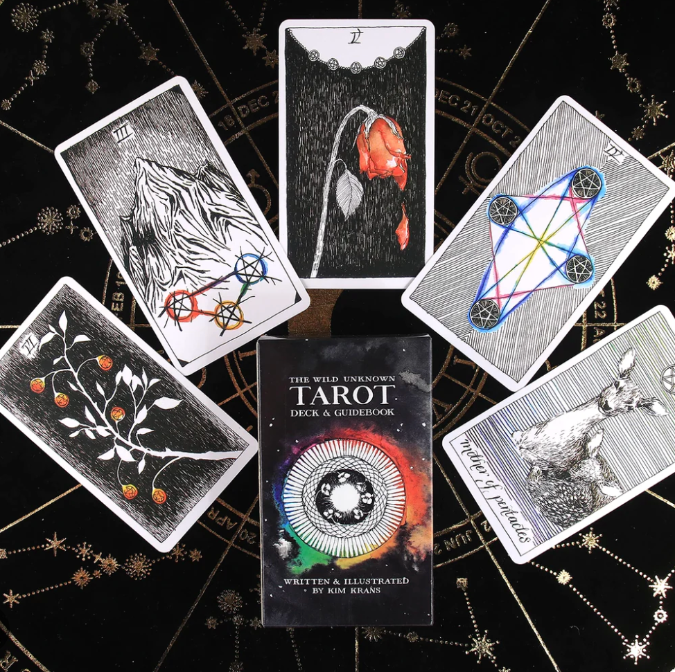 The Wild Unknown Tarot Deck – 78-Card Deck by Kim Krans