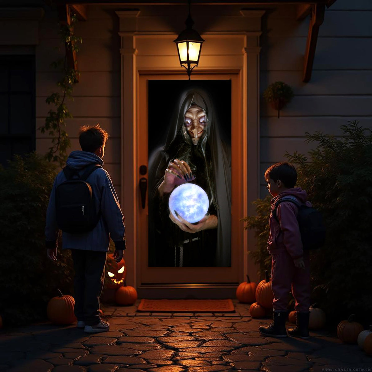HoliScapes® USB Projector Kit - Witching Hour + Projector + 48" x 72" Projection Screen