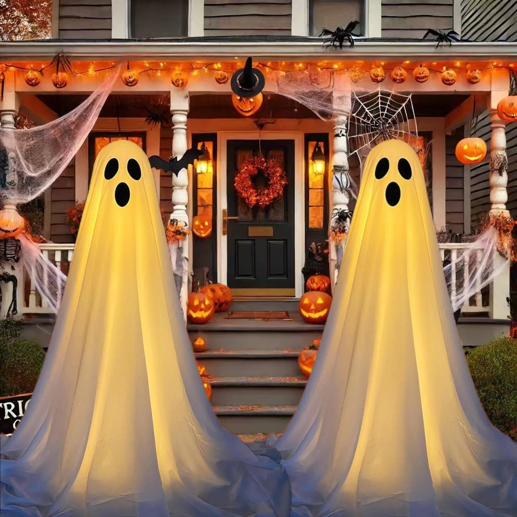 Spooky Ghost Yard Stake – Halloween Weatherproof Garden Decoration