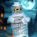 Halloween Mummy Custom Minifigure – Spooky LEGO Minifig by B3 Customs