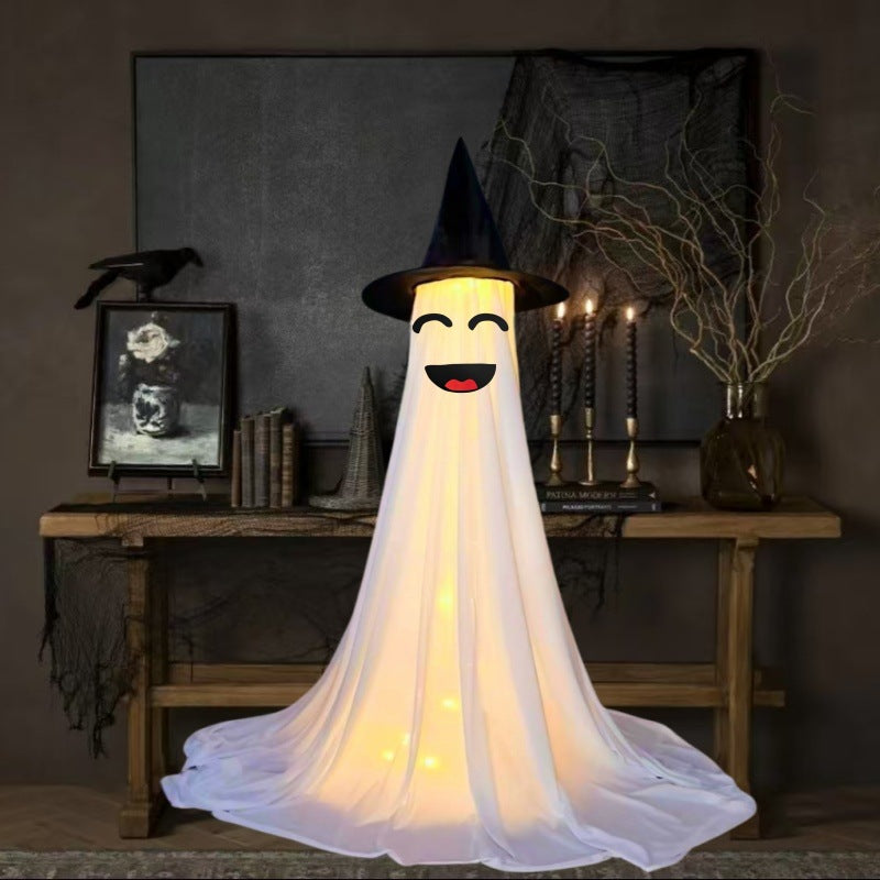 Spooky Ghost Yard Stake – Halloween Weatherproof Garden Decoration