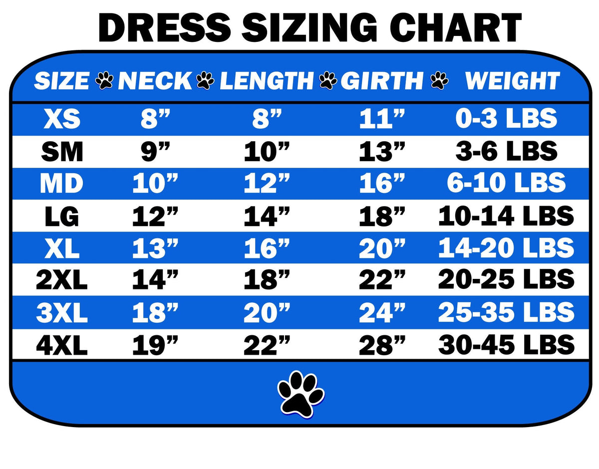 Plain Pet Dog & Cat Dress