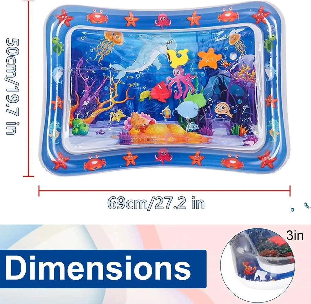 Inflatable Water Sensory Play Mat | Ocean Themed Pet Activity Mat