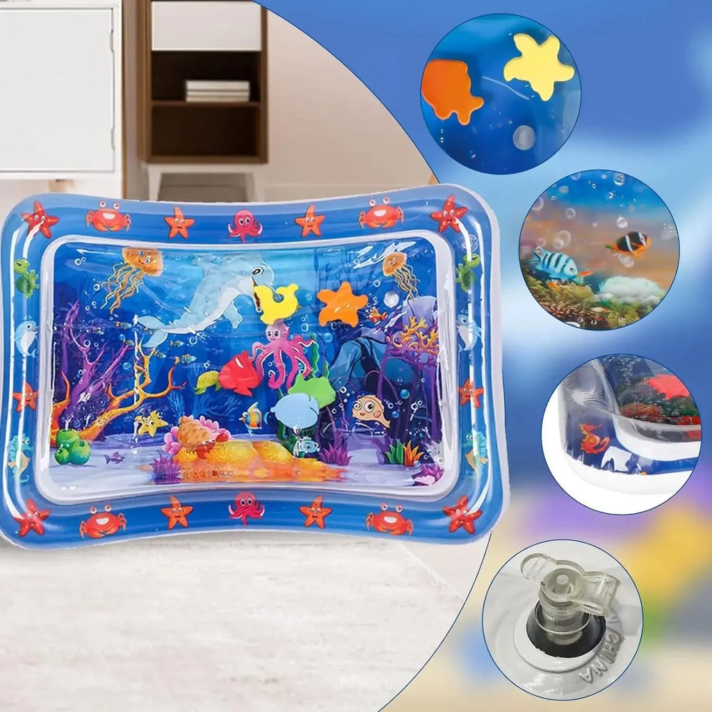 Inflatable Water Sensory Play Mat | Ocean Themed Pet Activity Mat