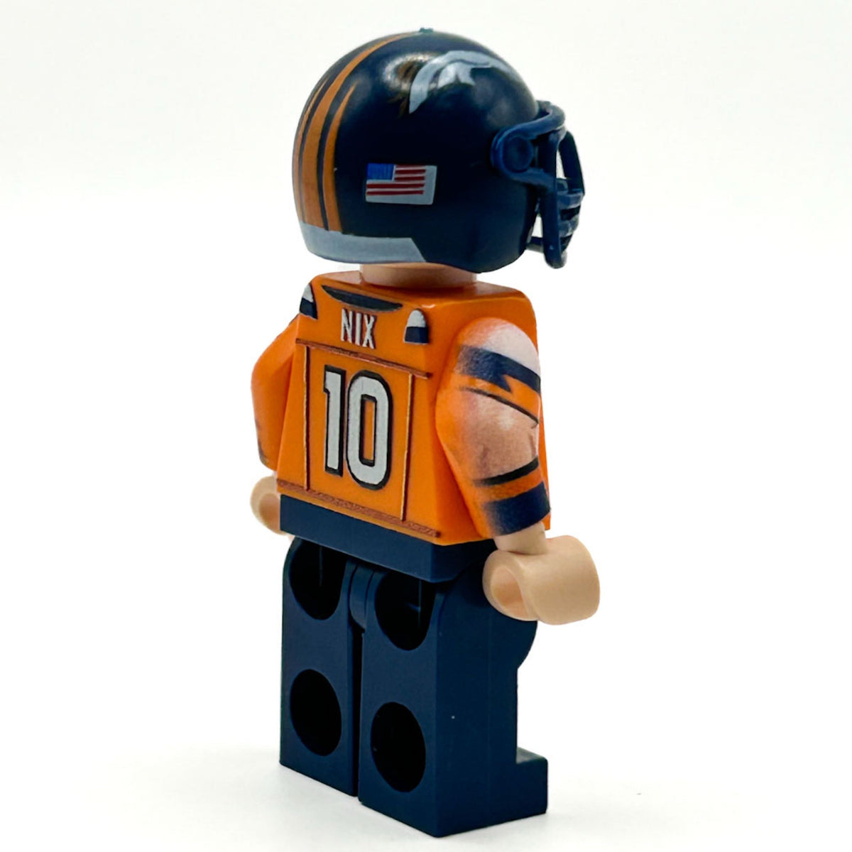 #10 QB Broncos Football Player Custom Minifigure – LEGO Minifig by B3 Customs