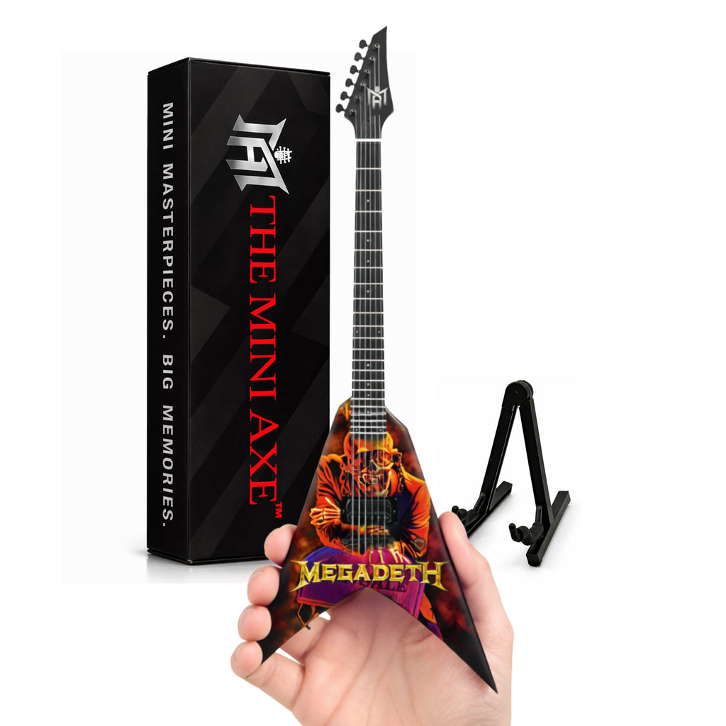 Megadeth Peace Sells…But Who's Buying? Miniature Guitar – Officially Licensed 10" (The Mini Axe)